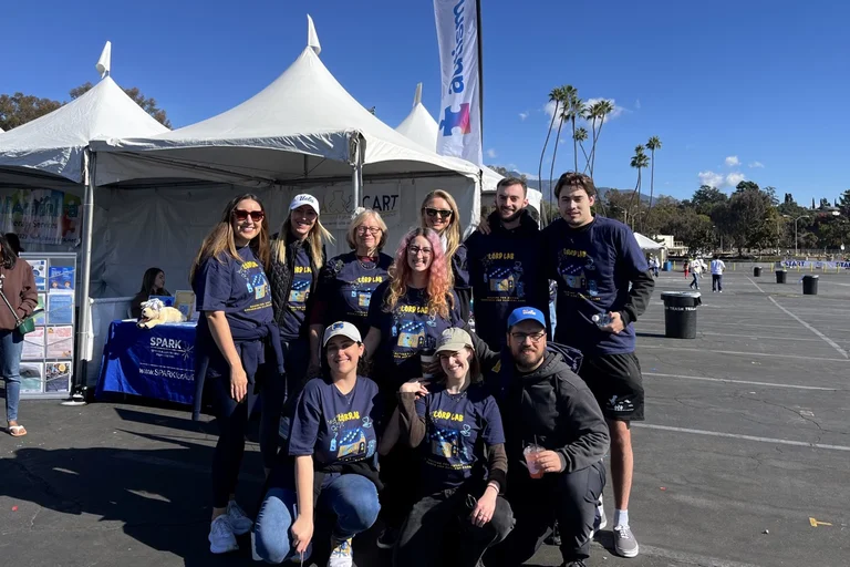 The Lord Lab members at an event